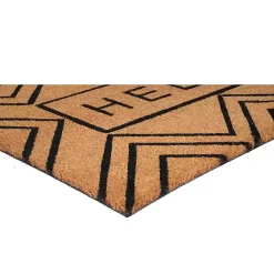 Kirklands Home Hello Chevron Doormat Clearance