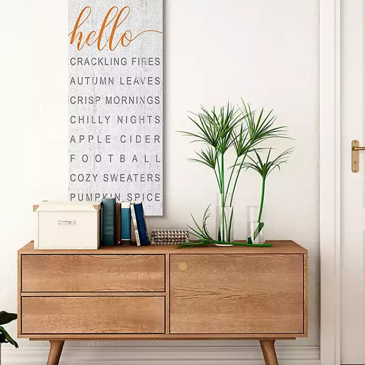 Fall>Kirklands Home Hello Fall Favorites Canvas Wall Art