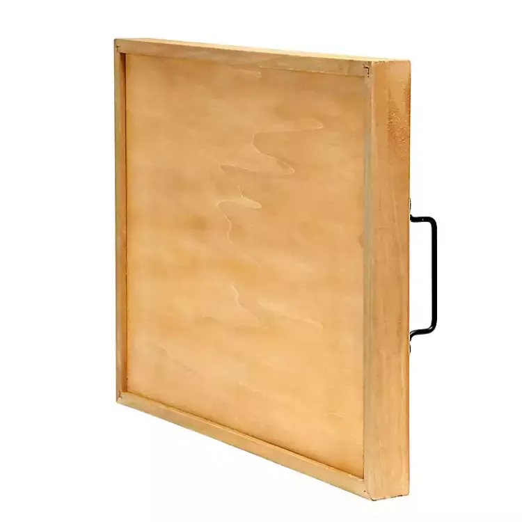 Fall>Kirklands Home Hello Fall Wood Tray Tan
