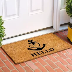 Kirklands Home Hello Heart Anchor Doormat