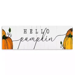 Fall>Kirklands Home Hello Pumpkin Patch Canvas Art Print