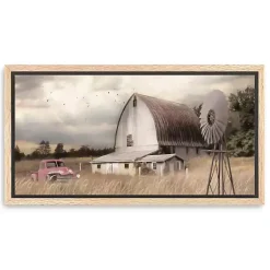 Kirklands Home Henderson Bay Farm Framed Canvas Art Print Best