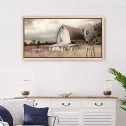 Kirklands Home Henderson Bay Farm Framed Canvas Art Print Best