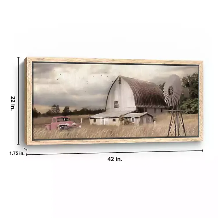 Kirklands Home Henderson Bay Farm Framed Canvas Art Print Best