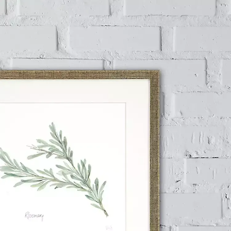 Kirklands Home Herbs 4-pc. Gold Framed Art Print Set Green Sale