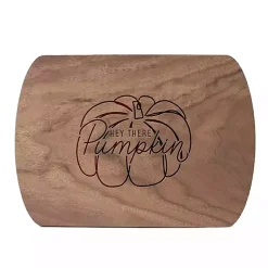 Fall>Kirklands Home Hey There Pumpkin Walnut Serving Board Brown