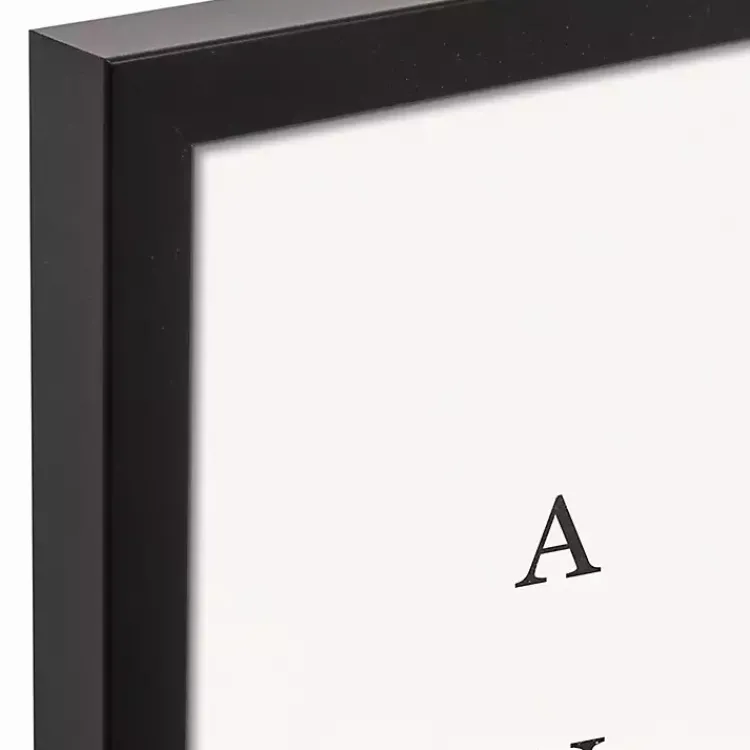 Kirklands Home Hi Alphabet Framed Canvas Wall Plaque