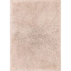 Kirklands Home High Pile Blush Cotton Non-Skid Classic Bath Mat Pink Outlet