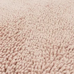 Kirklands Home High Pile Blush Cotton Non-Skid Classic Bath Mat Pink Outlet