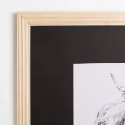 Kirklands Home Highland Cattle Sketch Framed Art Print Outlet