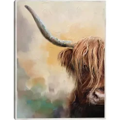 Kirklands Home Highland Framed Canvas Art Print Brown Sale