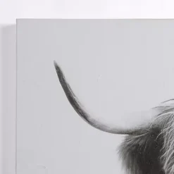 Kirklands Home Highland in the Wild Canvas Art Print Gray Sale