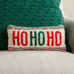 Pillows>Kirklands Home Ho Ho Ho Hooked Mini Pillow