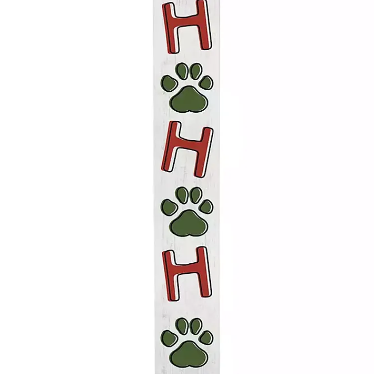 Outdoor Christmas Decorations>Kirklands Home Ho Ho Ho Paws Porch Board