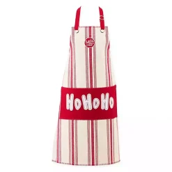 Christmas Dining & Entertaining>Kirklands Home Ho Ho Ho Striped Christmas Apron