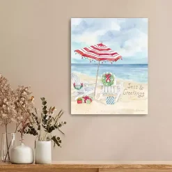 Christmas Art & Wall Decor>Kirklands Home Holiday at the Cape Canvas Art Print