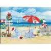 Christmas Art & Wall Decor>Kirklands Home Holiday Beach Signs Coastal Christmas Canvas Print