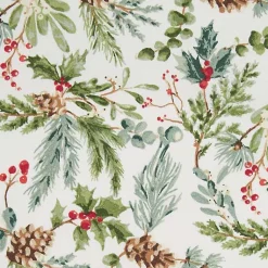 Christmas Dining & Entertaining>Kirklands Home Holiday Berries Tablecloth, 52 in.
