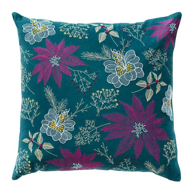 Pillows>Kirklands Home Holiday Botanicals Christmas Throw Pillow