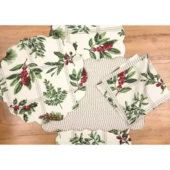 Christmas Dining & Entertaining>Kirklands Home Holiday Greenery Table Runner