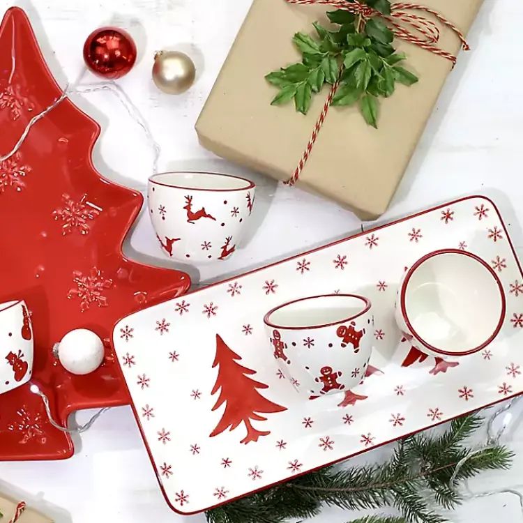 Christmas Dining & Entertaining>Kirklands Home Holiday Patterns 4-pc. Serving Set