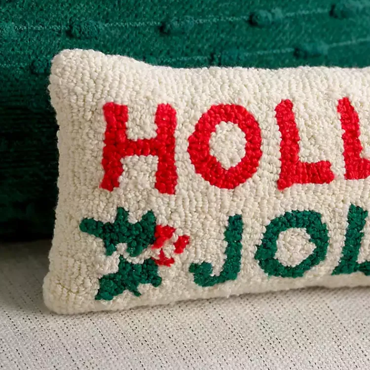 Pillows>Kirklands Home Holly Jolly Mistletoe Mini Pillow