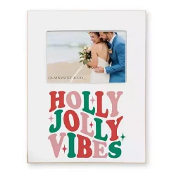 Christmas Decorations>Kirklands Home Holly Jolly Vibes Christmas Picture Frame, 4x6