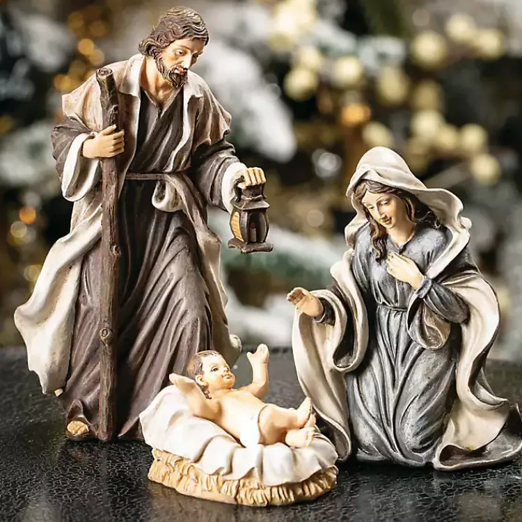 Christmas Decorations>Kirklands Home Holy Family 3-pc. Nativity Set