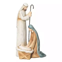 Christmas Decorations>Kirklands Home Holy Family Tabletop Figurine White