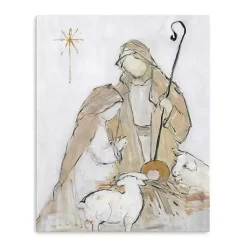Christmas Art & Wall Decor>Kirklands Home Holy Night Family Canvas Art Print