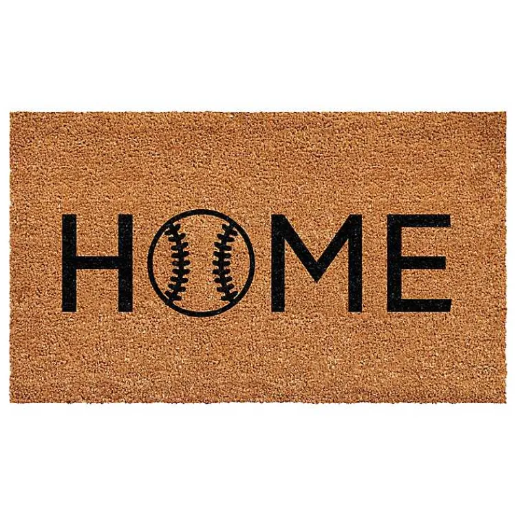 Kirklands Home Home Baseball Doormat Clearance