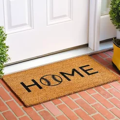 Kirklands Home Home Baseball Doormat Clearance