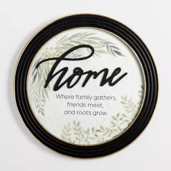 Kirklands Home Home Botanical Framed Wall Plaque Clearance