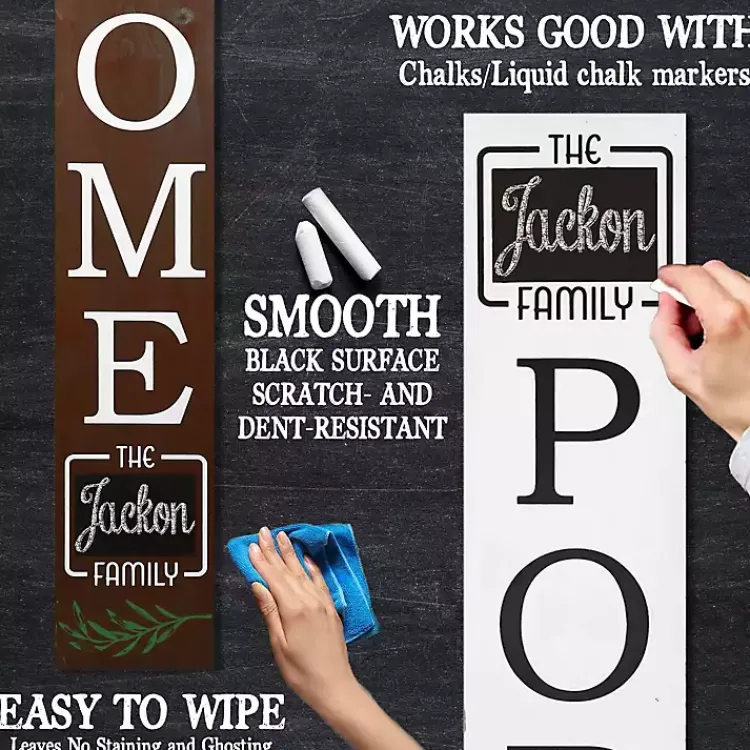 Kirklands Home Home Chalk Board Two-Sided Porch Board Best