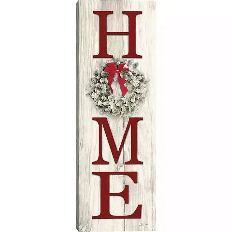 Christmas Art & Wall Decor>Kirklands Home Home Christmas Wreath Canvas Art Print