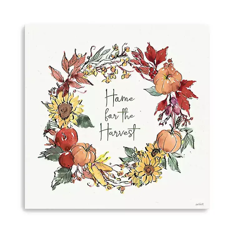 Fall>Kirklands Home Home For The Harvest Wreath Wall Art