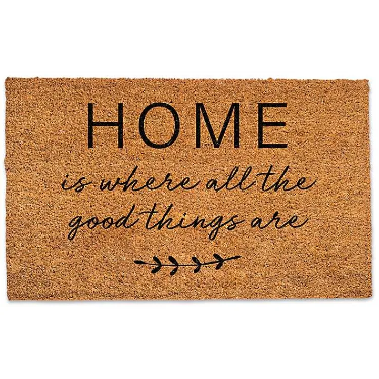 Kirklands Home Home is Where Good Things Are Doormat Clearance
