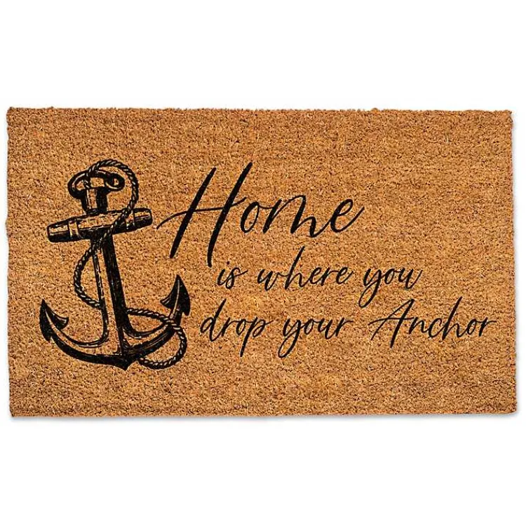 Kirklands Home Home is Where You Drop Your Anchor Doormat Sale