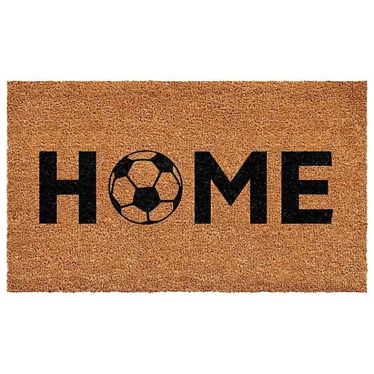 Kirklands Home Home Soccer Ball Doormat Sale