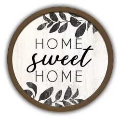 Kirklands Home Home Sweet Home Brown Framed Wall Plaque Discount