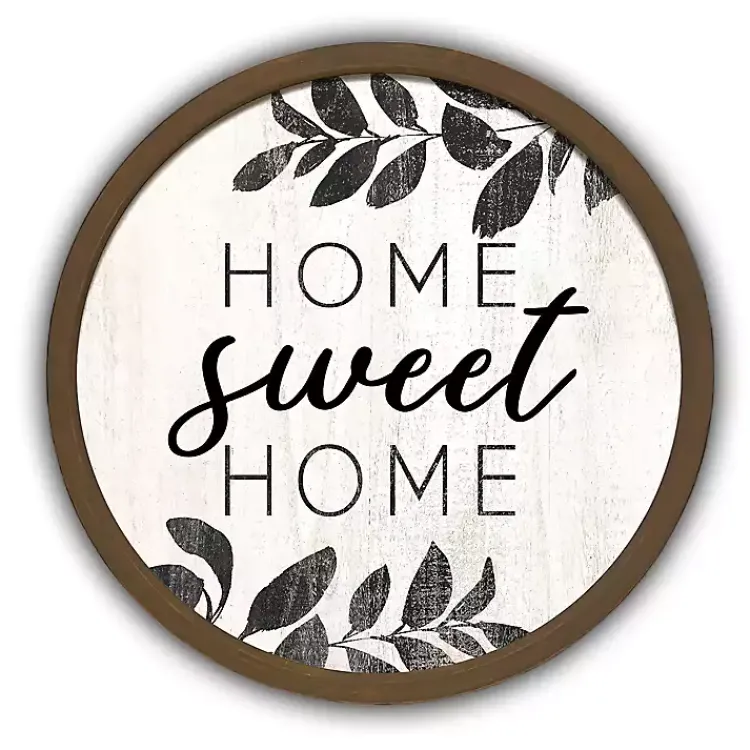Kirklands Home Home Sweet Home Brown Framed Wall Plaque Discount