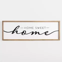 Kirklands Home Home Sweet Home Framed Wall Plaque Clearance