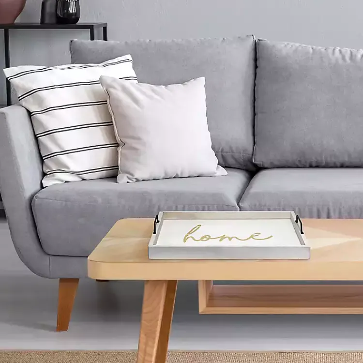 Decorative Trays>Kirklands Home Home Wash Wood Tray White