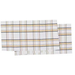 Kirklands Home Honey Bee Plaid Table Runner Sale