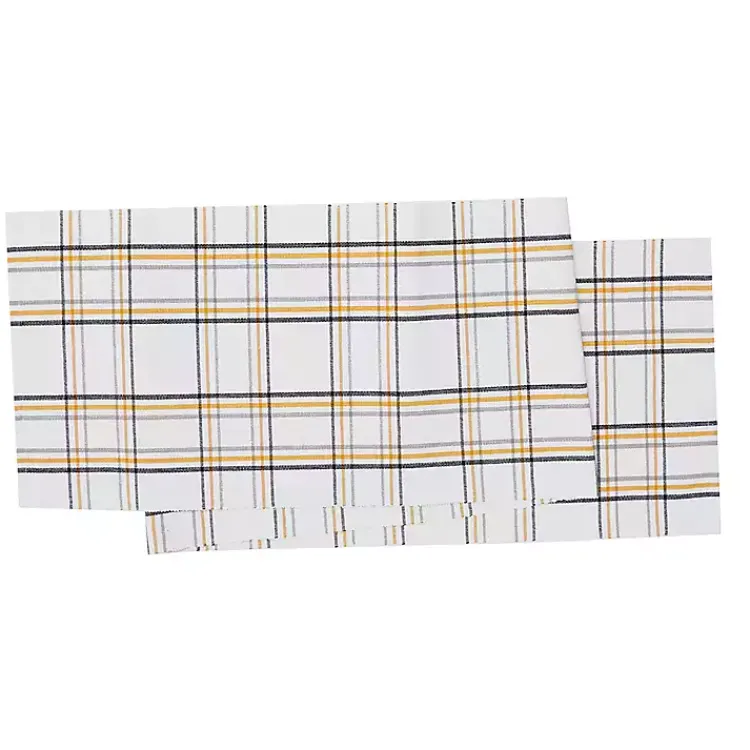 Kirklands Home Honey Bee Plaid Table Runner Sale