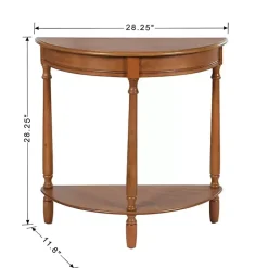Kirklands Home Honey Half Moon Tinslee Console Table Brown Online