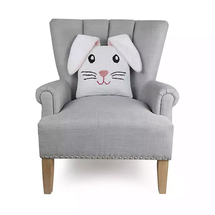 Pillows>Kirklands Home Hooked Bunny Ears Easter Throw Pillow