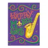 Mardi Gras Decorations>Kirklands Home Hooray Musical Mardi Gras Canvas Art Print