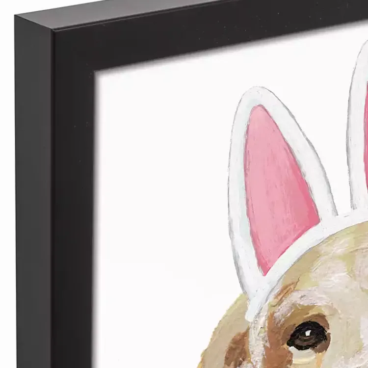 Easter Decorations>Kirklands Home Hoppy Easter Puppy Framed Canvas Print