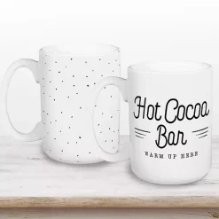 Christmas Dining & Entertaining>Kirklands Home Hot Cocoa Bar Mugs, Set of 2